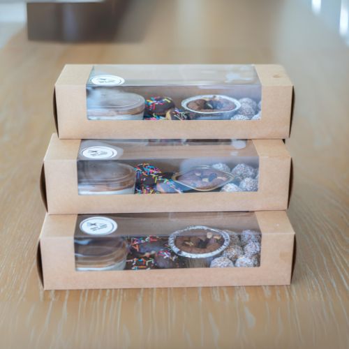 מארז ממותג בסוף הסדנה